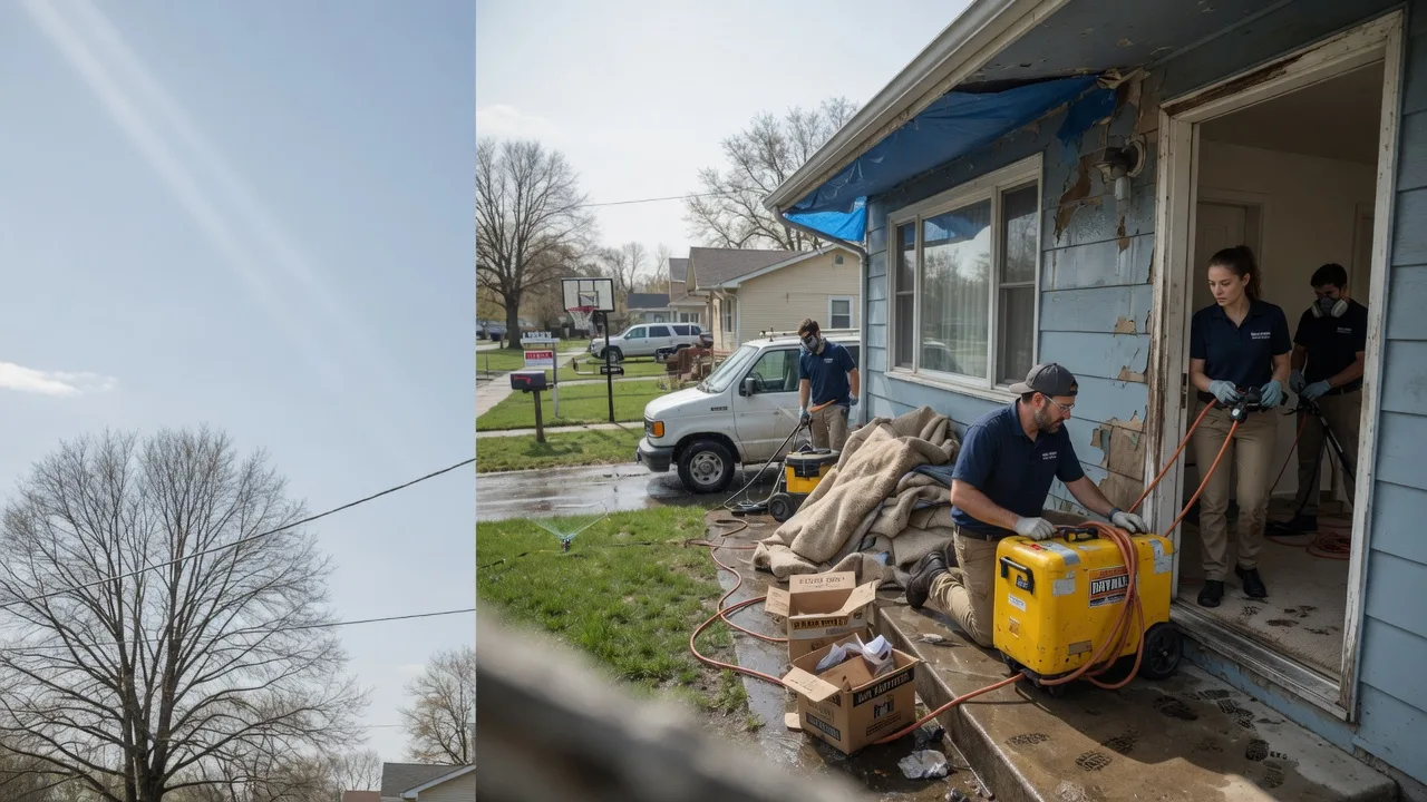 Basement Flood Cleanup in Schererville, IN near me